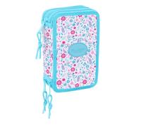 Safta BLACKFIT8 COOL - School Pencil Case with 37 Tools Included, Children's Pencil Case, Child, Ideal for Children from 5 to 14 Years, Comfortable and Versatile, Quality and Resistance, 12.5 x 5.5 x