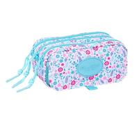 Safta BLACKFIT8 COOL - Triple Big Pencil Case, Children's Pencil Case, Child, Ideal for School Age Children, Comfortable and Versatile, Quality and Resistance, 21.5 x 8 x 10 cm, multicoloured, M,