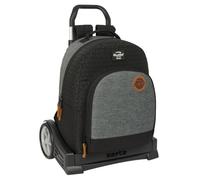 safta BLACKFIT8 Old School Backpack Ergonomic Back with Trolley Evolution Ideal for Children of Different Ages Comfortable and Versatile Quality and Resilience 32 x 15 x, black/grey, M, Casual