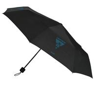 Safta BLACKFIT8 CALIFORNIA - Manual Folding Umbrella, 8 Panels, Metal Rods, Comfortable and Versatile, Quality and Resistance, 24-56 cm, Polyester Material, black/blue, M, Casual
