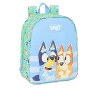 Safta Blue Sisters - Children's Backpack, Children's Backpack, School Backpack, Adaptable to Trolley, Ideal for Nursery, Comfortable and Versatile, Quality and Resistance, 22 x 10 x 27 cm, aqua green