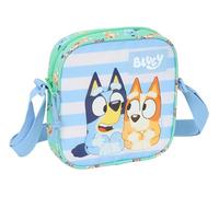 Safta Blue Sisters - Small Messenger Bag, Children's Shoulder Bag, Ideal for Children from 5 to 14 Years, Comfortable and Versatile, Quality and Resistance, 16 x 4 x 18 cm, aqua green, M, Casual