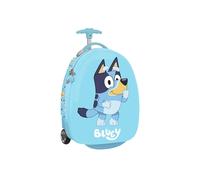 Blue - Cabin Trolley 16 Inches, Suitcase with Wheels, Security Lock, Light Suitcase, 28 x 23 x 43 cm, Sky Blue, Light Blue, Estándar, Casual