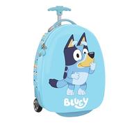 Blue - Cabin Trolley 16 Inches, Suitcase with Wheels, Security Lock, Light Suitcase, 28 x 23 x 43 cm, Sky Blue, Light Blue, Estándar, Casual
