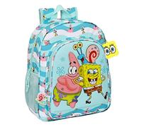 Safta Bob Esponja Stay Positive 15l 32x44x14 Cm 612291640 Backpack Blue