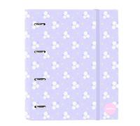 SAFTA Bouquet - 4 Ring Binder 35 cm with 100 A4 Sheets, Ideal for Children of Different Ages, Comfortable and Versatile, Quality and Resistance, 27 x 3.5 x 32 cm