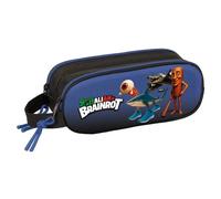 BRAINROT - Double 3D Pencil Case, Children's Pencil Case, Ideal for School-Age Children, Comfortable and Versatile, Quality and Resistance, 21 x 6 x 8 cm