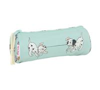Safta CATS & DOGS - Round School Pencil Case, Children's Pencil Case, Ideal for Children from 5 to 14 Years, Comfortable and Versatile, Quality and Resistance, 20 x 7 cm, baby blue, M, Casual