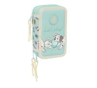 Safta CATS & DOGS - School Pencil Case with 37 Tools Included, Children's Pencil Case, Child, Ideal for Children from 5 to 14 Years, Comfortable and Versatile, Quality and Resistance, 12.5 x 5.5 x
