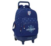 Harry Potter Captain - Large Backpack with Wheels, Compact, Removable, Ideal for Children of Different Ages, Comfortable and Versatile, Quality and Resistance, 33 x 22 x 45 cm, Navy, M, Casual