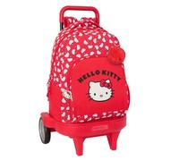 Safta Compact Evolutive Hel Hello Kitty Iconic Wheeled Backpack