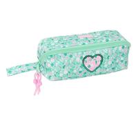 Safta CUORE - Large Square Pencil Case, Children's Pencil Case, Ideal for School Age Children, Comfortable and Versatile, Quality and Resistance, 22 x 10 x 10 cm, Mint, M, Casual