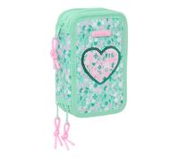 Safta CUORE - School Pencil Case with 37 Tools Included, Children's Pencil Case, Child, Ideal for Children from 5 to 14 Years, Comfortable and Versatile, Quality and Resistance, 12.5 x 5.5 x 19.5 cm