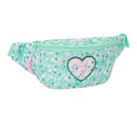 Safta CUORE - Waist Bag with External Pocket, Ideal for Youth and Children of Different Ages, Comfortable and Versatile, Quality and Resistance, 23 x 9 x 12 cm, Mint, M, Casual