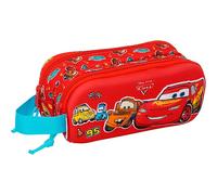 Safta Double 3d Cars Pencil Case