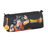 Safta Dragon Ball Combat - Pencil Case with Zip and Compartment, Children's Pencil Case, Child, Ideal for School Age Children, Comfortable and Versatile, Quality and Resistance, 21 x 7 x 8 cm,
