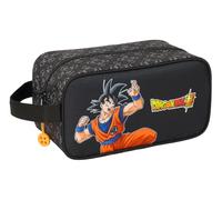Safta Dragon Ball Combat - Medium Shoe Rack, Multipurpose, Pencil Case, Sport, Extracurricular Football, Comfortable and Versatile, 29 x 14 x 15 cm, Black/White, M, Casual