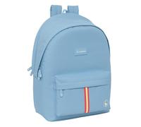 Safta EL GANSO BASICS - Backpack for Laptop 15.6 Inches and USB, Ideal for Young People of Different Ages, Recycled Fabric, Comfortable and Versatile, Quality and Resistance, 31 x 18 x 44 cm, indigo