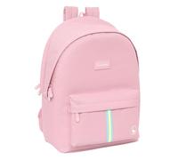 Safta EL GANSO BASICS - Backpack for Laptop 15.6 Inches and USB, Ideal for Young People of Different Ages, Recycled Fabric, Comfortable and Versatile, Quality and Resistance, 31 x 18 x 44 cm, pink, M