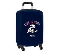 Safta El Niño Life Is Fun 40.1l 34.5x20x55 Cm Trolley Bag Blue Kids
