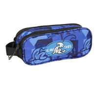 Safta EL NIÑO ROLLER - Double Child's Pencil Case, Children's Pencil Case, Ideal for School Age Children, Comfortable and Versatile, Quality and Resistance, 21 x 6 x 8 cm, Blue/Black, M, Casual