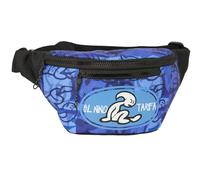 Safta EL NIÑO ROLLER - Waist Bag with External Pocket, Ideal for Youth and Children of Different Ages, Comfortable and Versatile, Quality and Resistance, 23 x 9 x 12 cm, Blue/Black, M, Casual