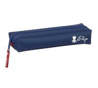 Safta EL OCTOPO - Rectangular Children's Pencil Case, Children's Pencil Case, Ideal for Children of School Age, Comfortable and Versatile, Quality and Resistance, 22 x 7 x 40 cm, navy, M, Casual