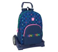 Safta Evolution Trolley Benetton Damero Backpack One Size