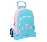 Safta Evolution Trolley Benetton Unique Wheeled Backpack