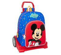 Safta Evolution Mickey Mouse Good Day Wheeled Backpack