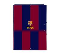 Safta F.C. Barcelona 1st Team 25/26 - Folio Folder with 3 Flaps, Ideal for Children of Different Ages, Comfortable and Versatile, Quality and Resistance, 26 x 36.5 cm, Blue/maroon, M, Casual