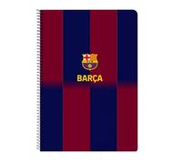 Safta F.C. Barcelona 1st Team 25/26 - Notebook, Folio Notebook 80 Sheets Hard Cover 1Design, Ideal for Children of Different Ages, Comfortable and Versatile, Quality and Resistance, 21.5 x 1 x 31 cm