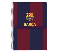 Safta F.C. Barcelona 1st Team 25/26 - Notebook, Quarter Notebook 80 Sheets, Hard Covers, 1Design, Ideal for Children of Different Ages, Comfortable and Versatile, Quality and Resistance, 15.5 x 22 cm