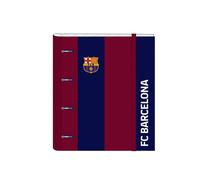 Safta F.c Barcelona A4 With 100 Sheets Ring Binder