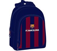 Safta F.C. BARCELONA - Adaptable Backpack to Car, Backpack, Ideal for Children of Different Ages, Comfortable and Versatile, Quality and Resistance, 32 x 15 x 42 cm, Navy/Maroon, Navy Blue/Garnet,