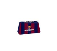 F.C. Barcelona - Children's School Toiletry Bag, with Simple Zip, Ideal for Children of Different Ages, Comfortable and Versatile, Quality and Resistance, 22 x 8 x 10 cm, Navy/Maroon, Navy