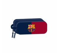 safta FC Barcelona 3D Double Pencil Case for Children, Ideal for School Age, Comfortable and Versatile, Quality and Resilience, 21 x 6 x 8 cm, Blue/Granate, M, Casual, Blue/Grenade, M, Casual