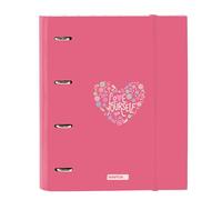 Safta FEELING - 4 Ring Binder 35 cm with 100 A4 Sheets, Ideal for Children of Different Ages, Comfortable and Versatile, Quality and Resistance, 27 x 3.5 x 32 cm, multicoloured, M, Casual