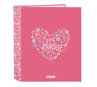 Safta FEELING - Folio Folder 4 Rings, Ideal for Children of Different Ages, Comfortable and Versatile, Quality and Resistance, 27 x 6 x 33 cm, multicoloured, M, Casual