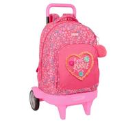 Safta FEELING - Large Backpack with Wheels, Compact Evolution, Removable, Ideal for Children of Different Ages, Comfortable and Versatile, Quality and Resistance, 33 x 22 x 45 cm, multicoloured, M,