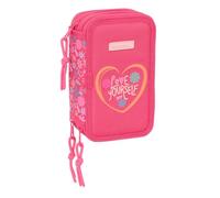 Safta FEELING - School Pencil Case with 37 Tools Included, Children's Pencil Case, Child, Ideal for Children from 5 to 14 Years, Comfortable and Versatile, Quality and Resistance, 12.5 x 5.5 x 19.5
