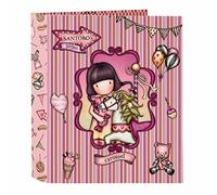 Safta -Folder F. 4 Rings 35Mm Wide Spine Gorjuss Fairground Carousel 27X33X6Cm, Multicolor (522216657)