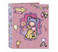 Safta -Folder F. 4 Rings 35Mm Wide Spine Gorjuss Fairground First Prize 27X33X6Cm, Multicolor (522217657)