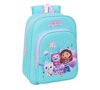 GABBY'S DOLLHOUSE - School Backpack for Children, Children's Backpack, Adaptable to Prams, Ideal for School Age, Comfortable and Versatile, Quality and Resilience, 26 x 11 x 34 cm