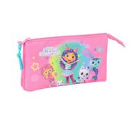 Safta Gabby´s Dollhouse Confetti Triple Pencil Case