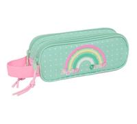 Safta GLOWLAB AMAZING - Double Child's Pencil Case, Children's Pencil Case, Ideal for School Age Children, Comfortable and Versatile, Quality and Resistance, 21 x 6 x 8 cm, multicoloured, M, Casual