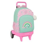 Safta GLOWLAB AMAZING - Large Backpack with Wheels, Compact Evolution, Removable, Ideal for Children of Different Ages, Comfortable and Versatile, Quality and Resistance, 33 x 22 x 45 cm,
