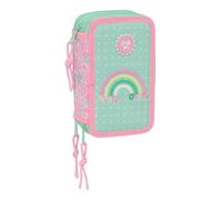 Safta GLOWLAB AMAZING - School Pencil Case with 37 Tools Included, Children's Pencil Case, Child, Ideal for Children from 5 to 14 Years, Comfortable and Versatile, Quality and Resistance, 12.5 x 5.5 x