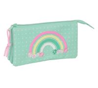 Safta GLOWLAB AMAZING - Triple Pencil Case, Children's Pencil Case, Ideal for School Age Children, Comfortable and Versatile, Quality and Resistance, 22 x 3 x 12 cm, multicoloured, M, Casual