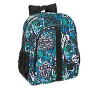 SAFTA GRAFFITI GO - Children's School Backpack, Adaptable to Trolley, Ideal for School Children, Comfortable and Versatile, Quality and Resistance, 32 x 12 x 38 cm